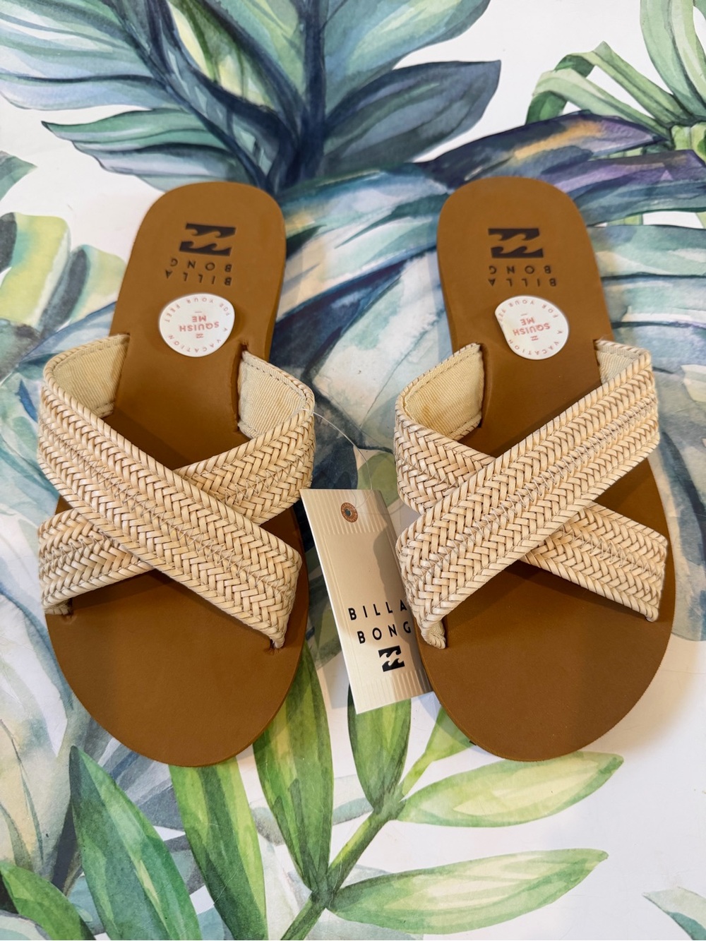 Billabong Avery sandals - Natural NWT
